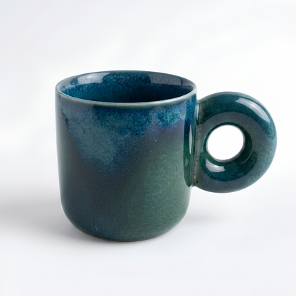 Azure Green Ceramic Mug-300ml