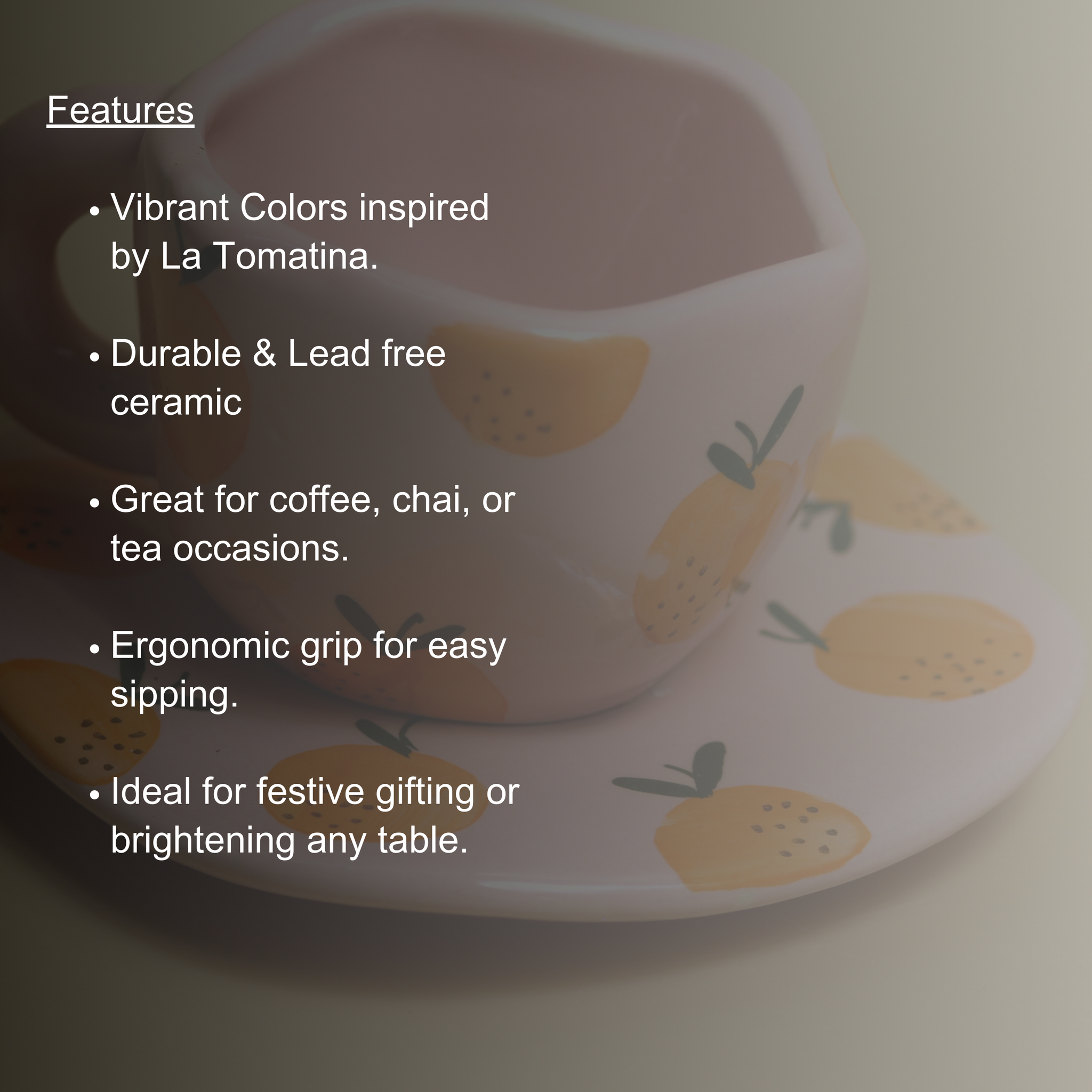 Fiesta Pink & Orange Cup and Saucer Set