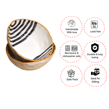 Beige Balance  Serving Bowl I single