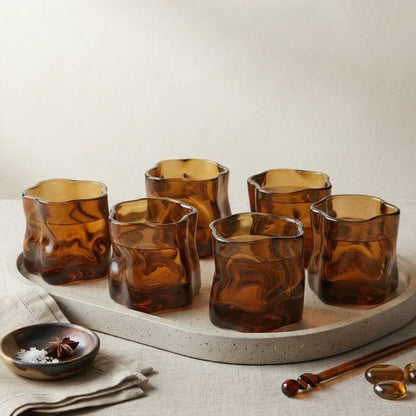 Serving Glasses- Bronze (250ml) Set of Glasses