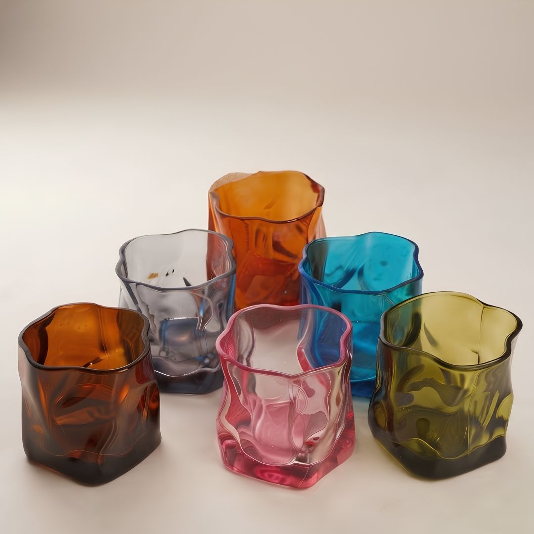 Serving Glasses - Set of 6 (which one's mine set- multicolored)