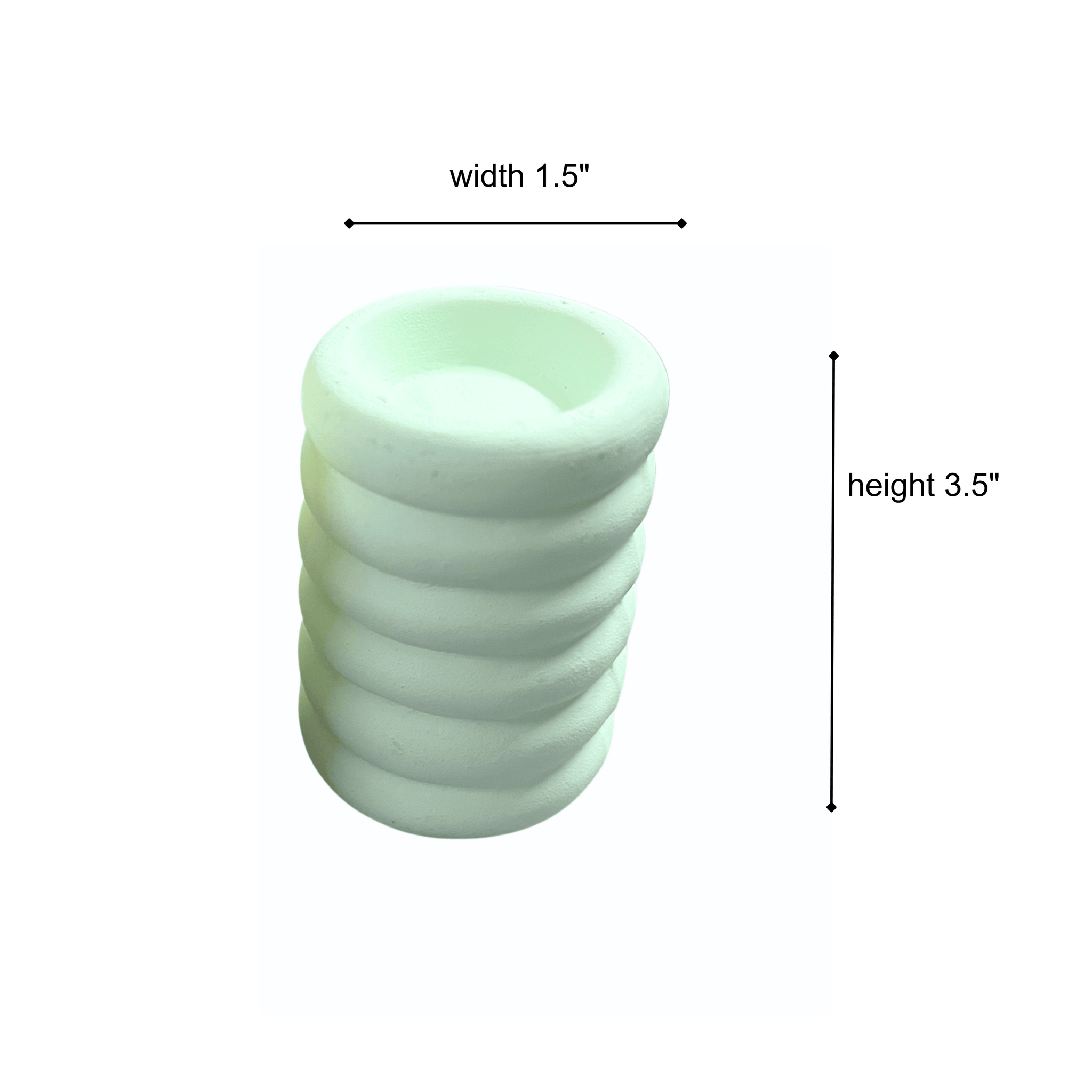 Spiral Candle Holders- (Set of 2) Random colors set