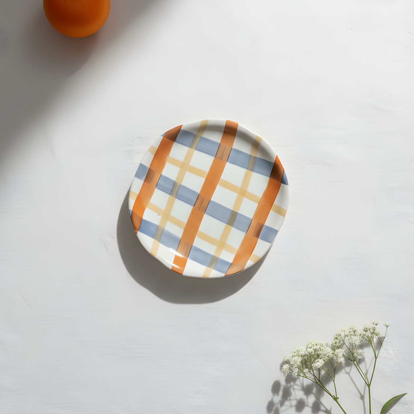 Lattice appetizer plates 6.5"