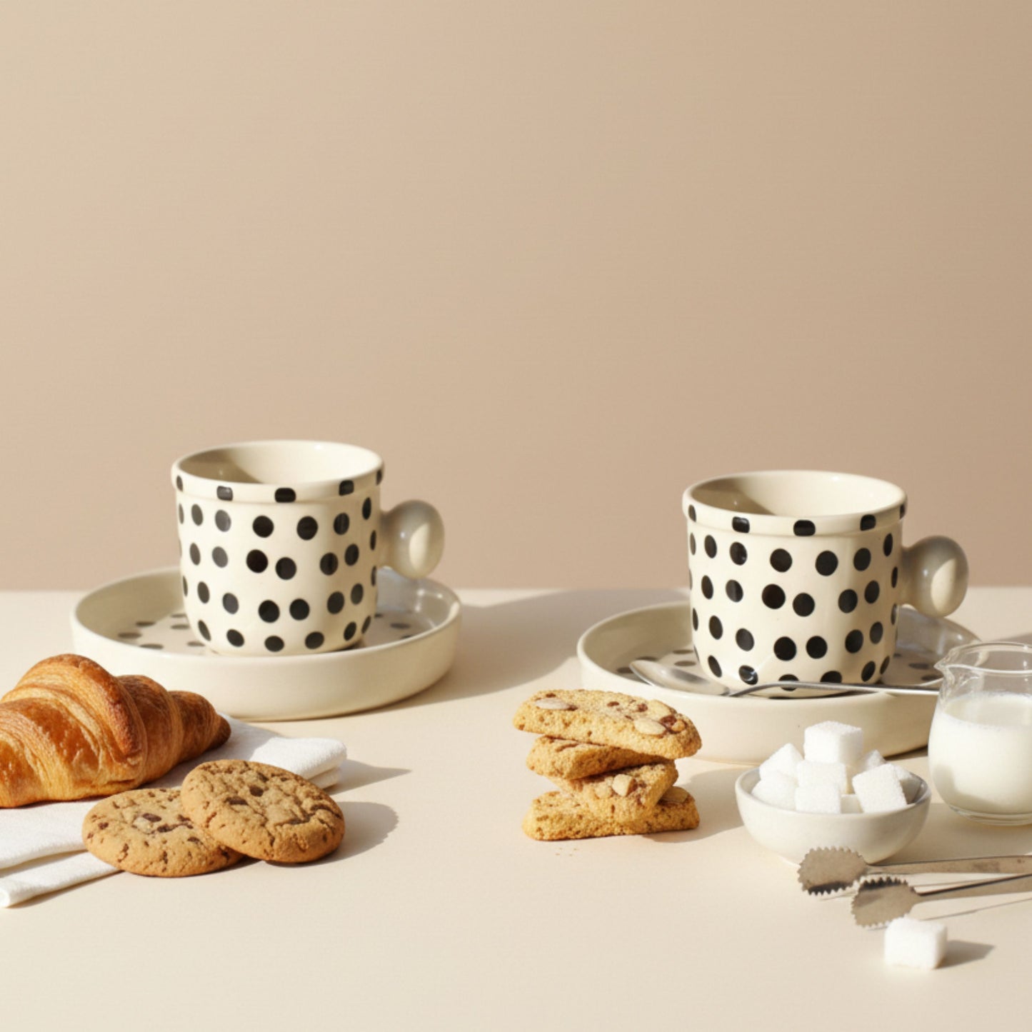 Dots Cup and Saucer Set – For Tea & coffee