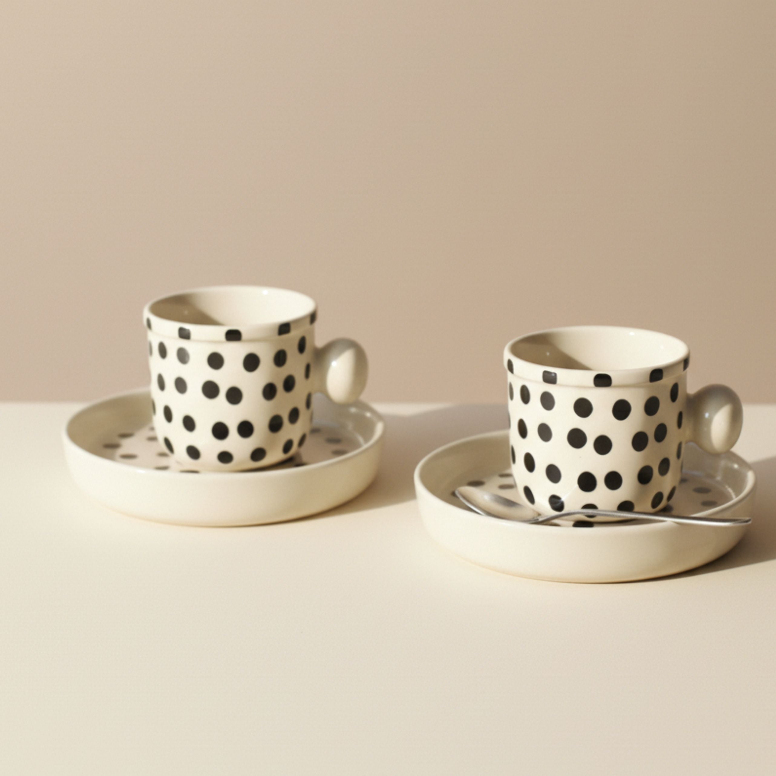Dots Cup and Saucer Set – For Tea & coffee
