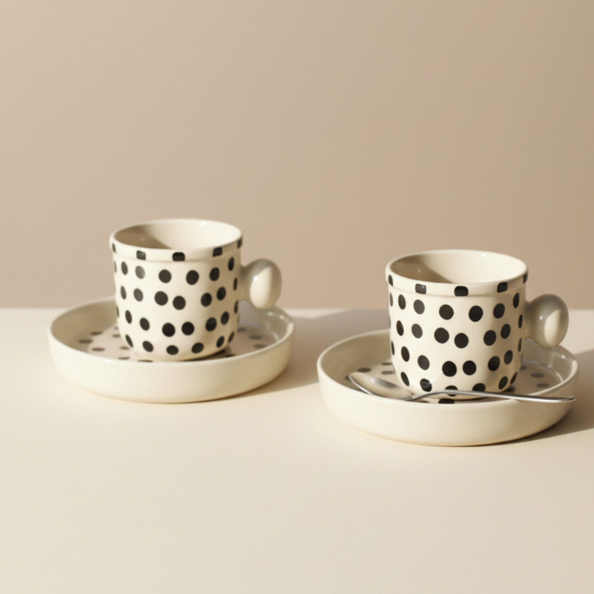 Dots Cup and Saucer Set – For Tea & coffee