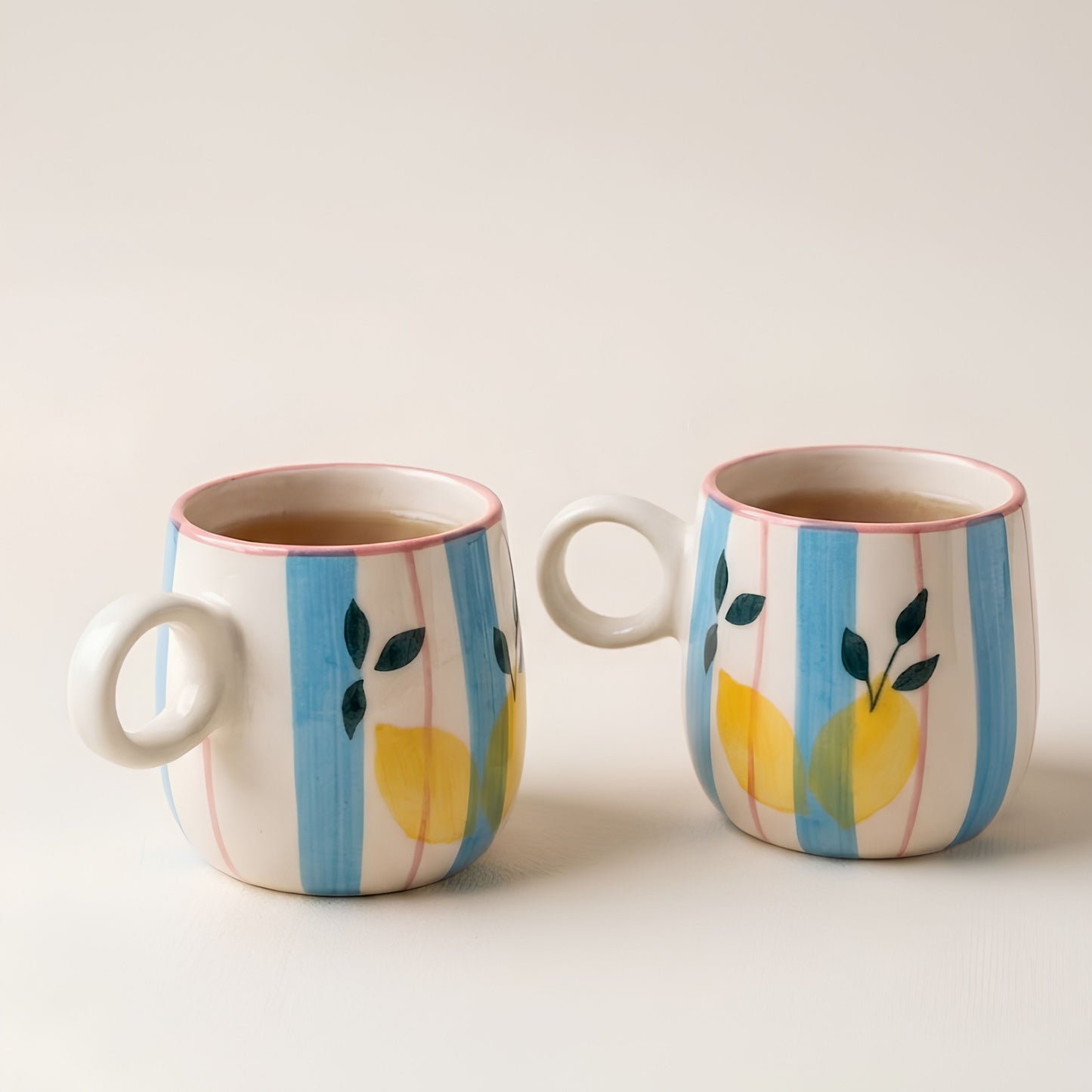 Limon Stripes Ceramic Mug 280ml
