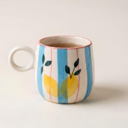 Limon Stripes Ceramic Mug 280ml