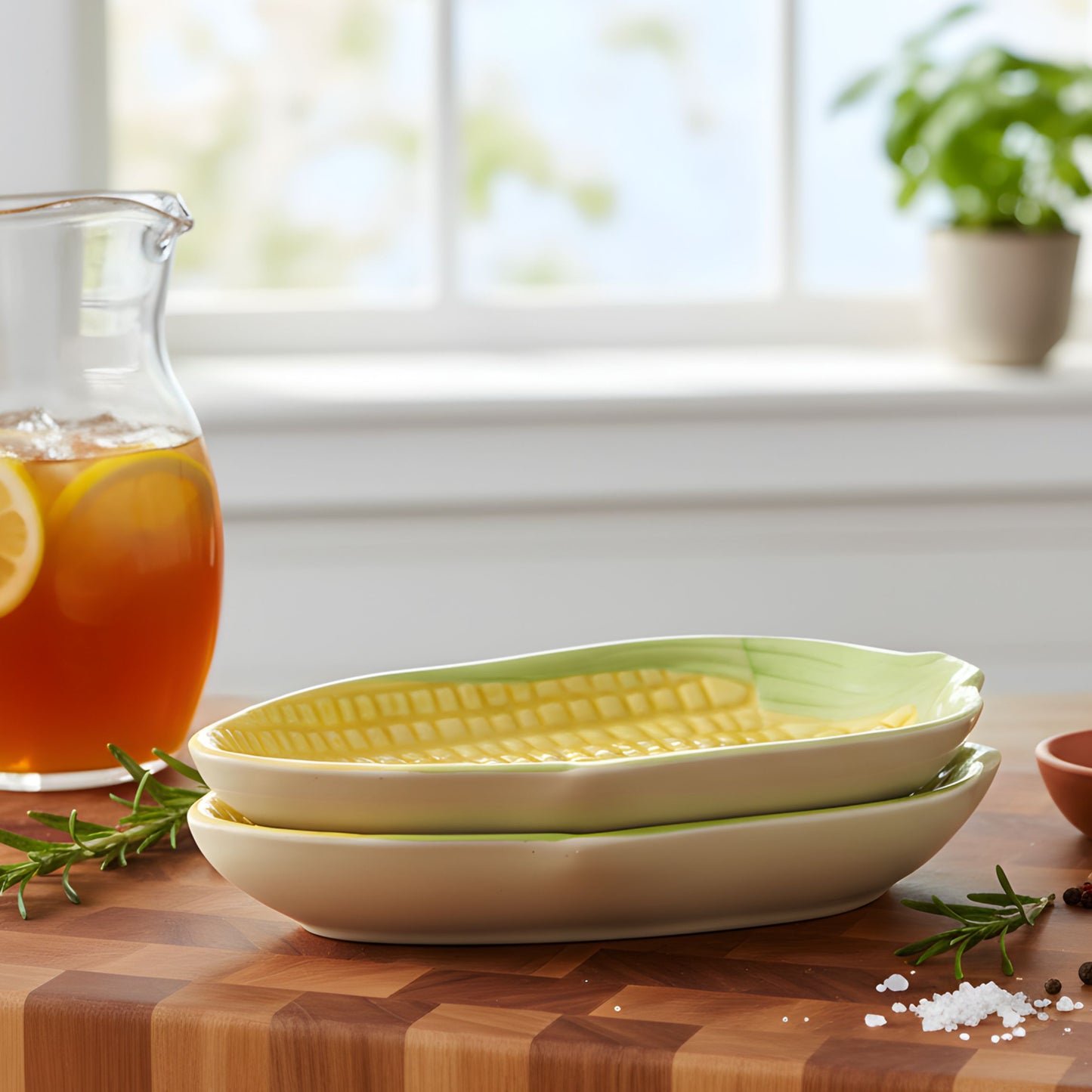 Makke di Masti- Snacks Platter set (2 pcs)