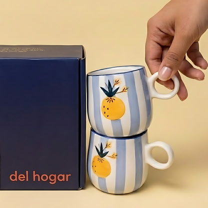 Apricot Ceramic Mugs- 280ml
