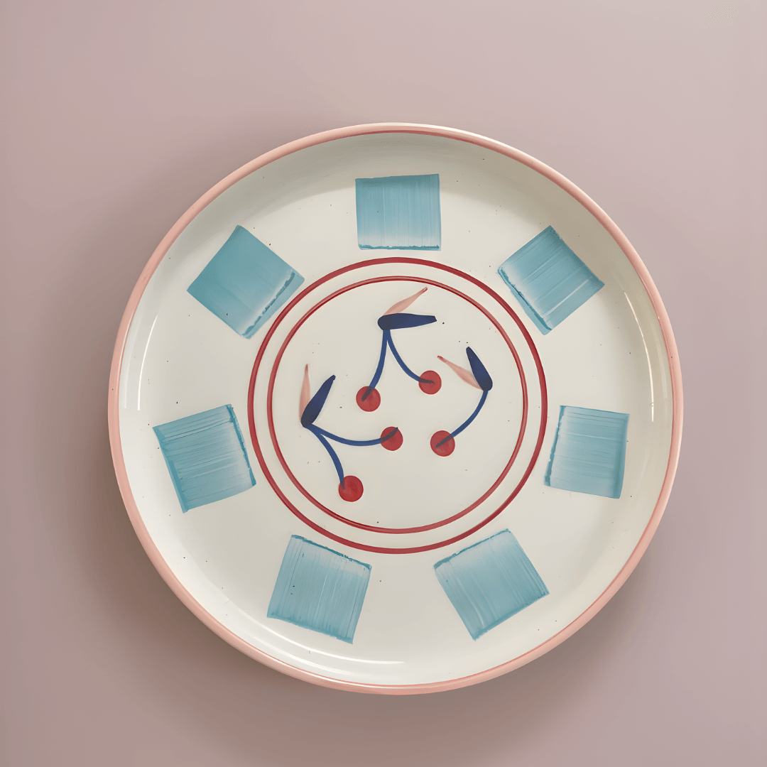 Cherry Appetizer Plates 8