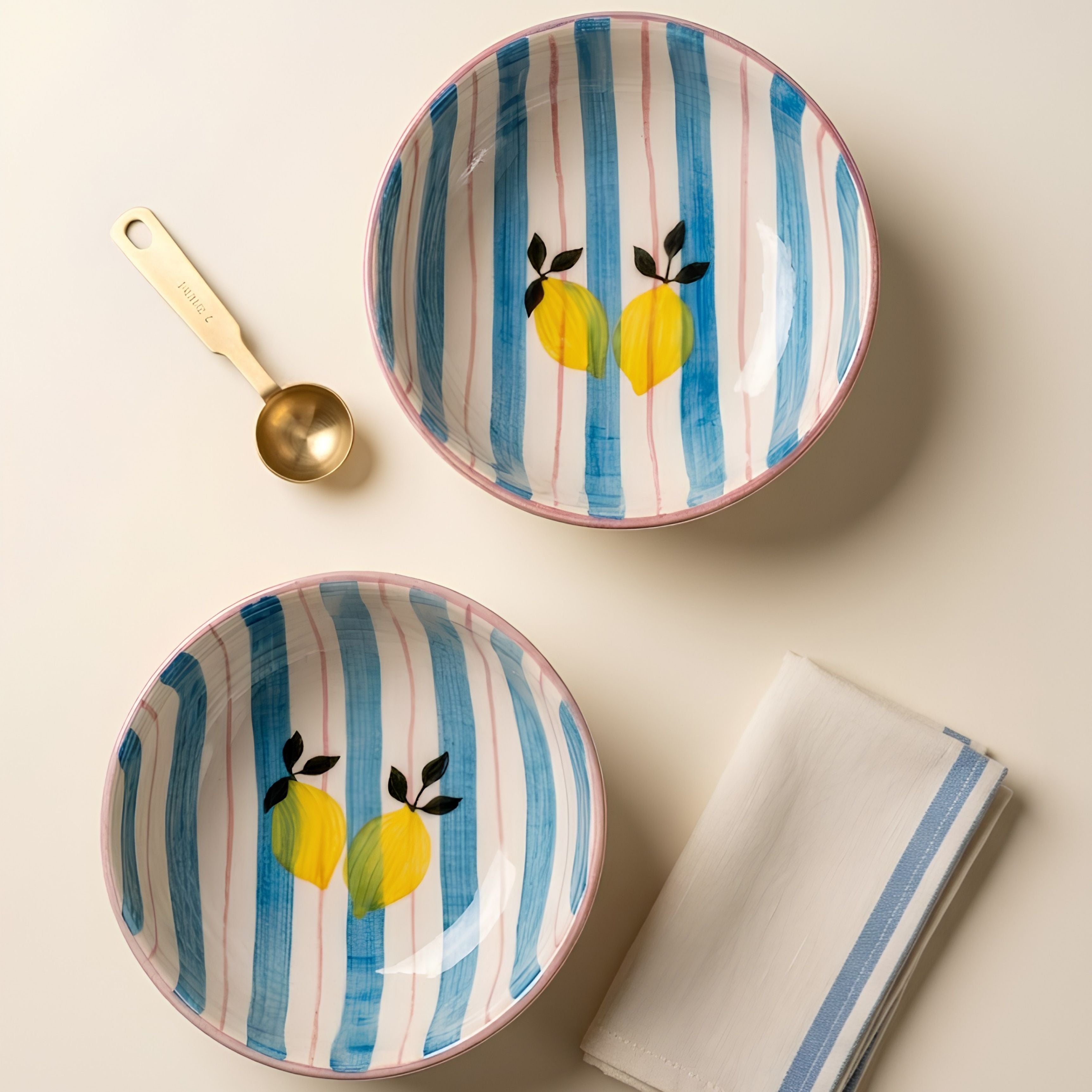 Breeze & Lemons Bowls Set (700ml) Multipurpose Bowls