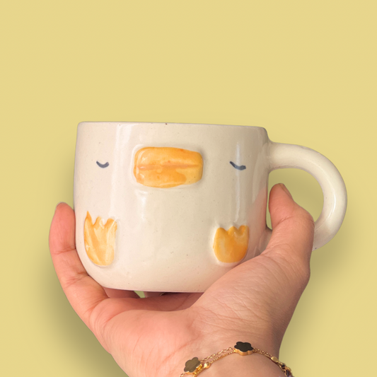 Quack Quack Mug- Ivory, 280ml