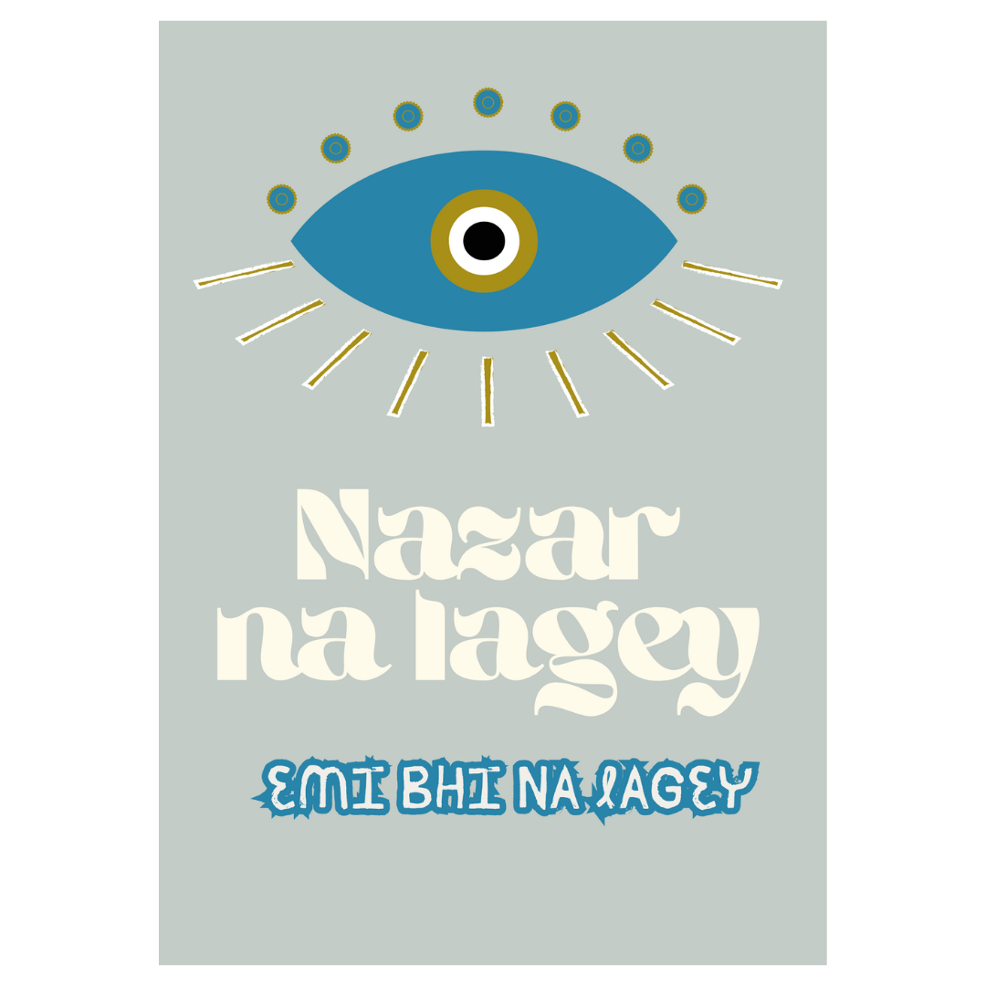 Nazar & EMI-  Quirky Framed Wall Art