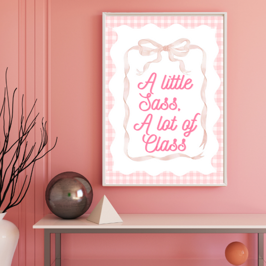 Sassy Girl - Framed wall Art