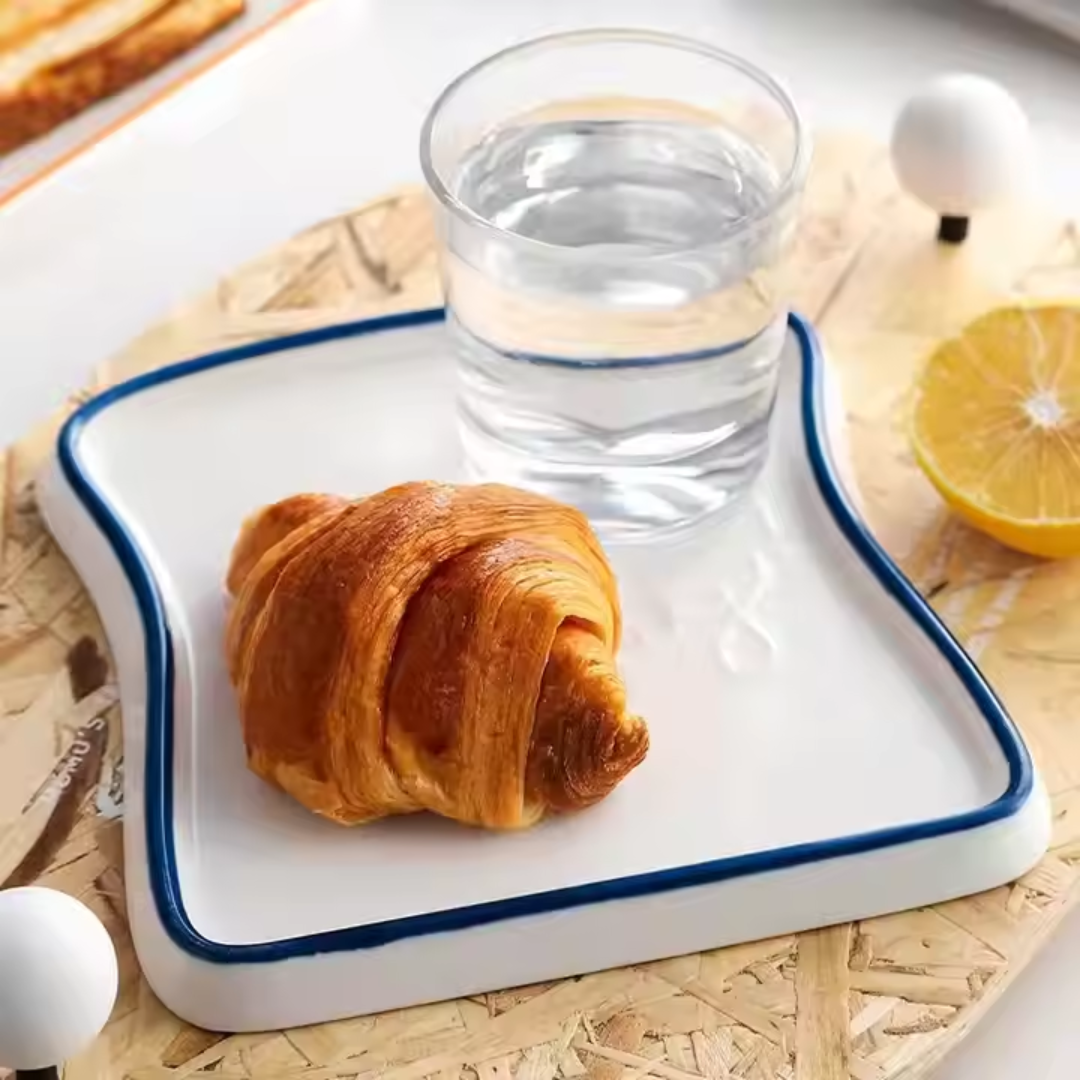 Bread Plates- Toast shaped cute plates