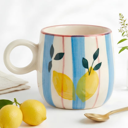 Limon Stripes Ceramic Mug 280ml
