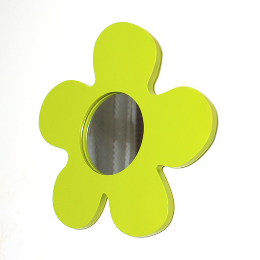 Daisy Glow Wall Mirror(Lime)- Cute Decor