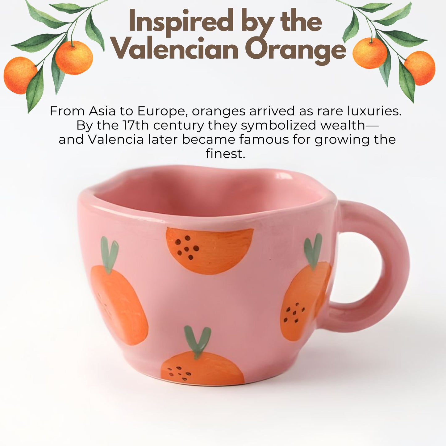 Fiesta Pink & Orange Coffee mug - 220ml