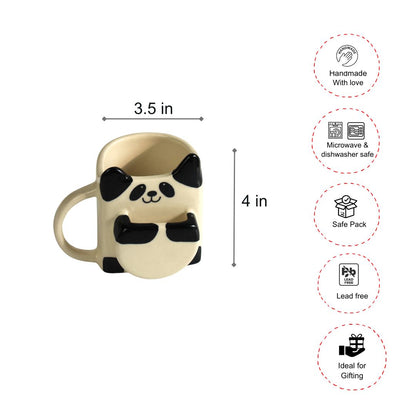 Panda Pocket Mug- Cute Ceramic Mug