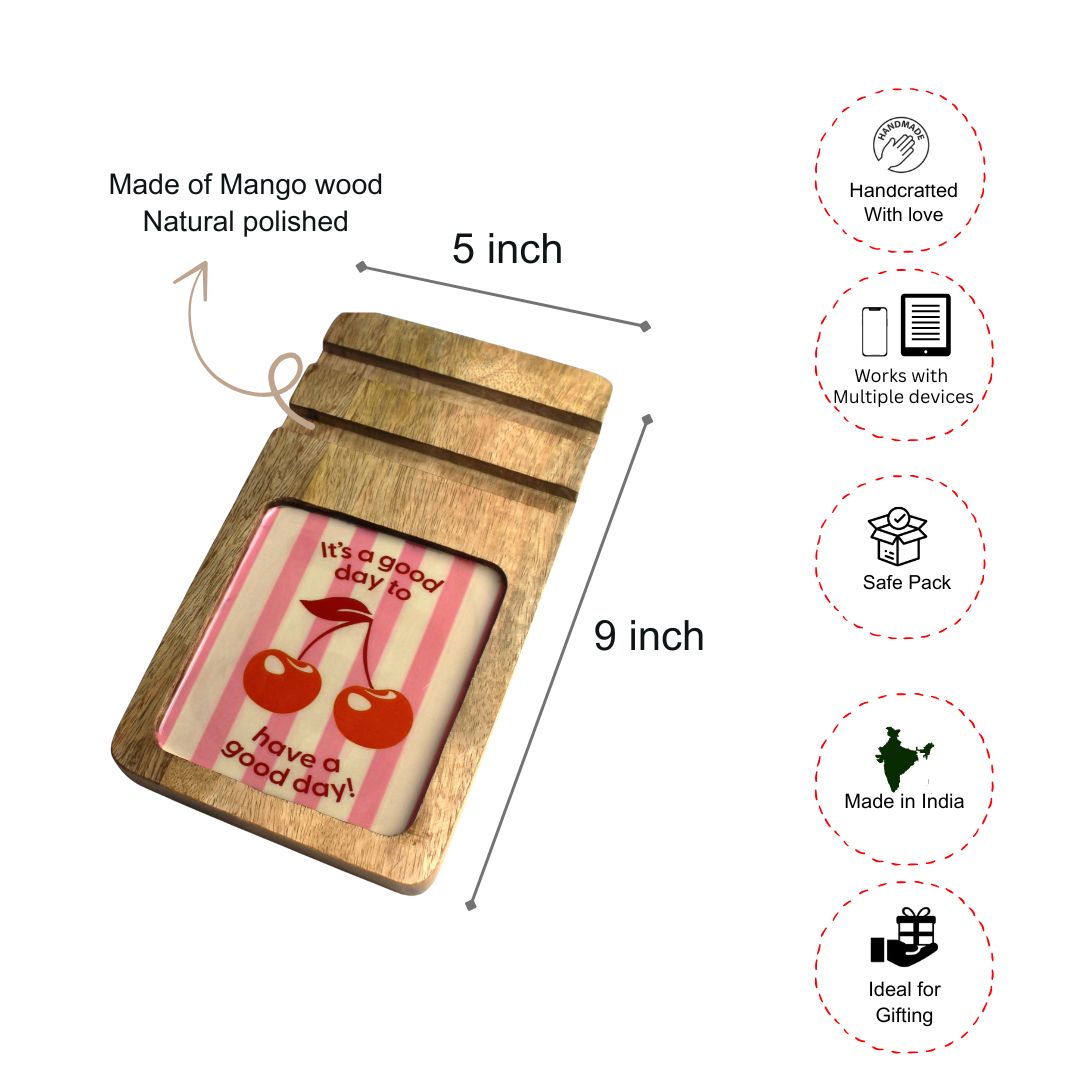 Lay-Z Board- Mobile stand + Snack Tray in one
