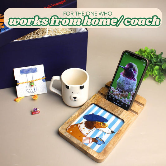 Work From Home Gift Set-  (Lay-Z board+ Coffee Mug)