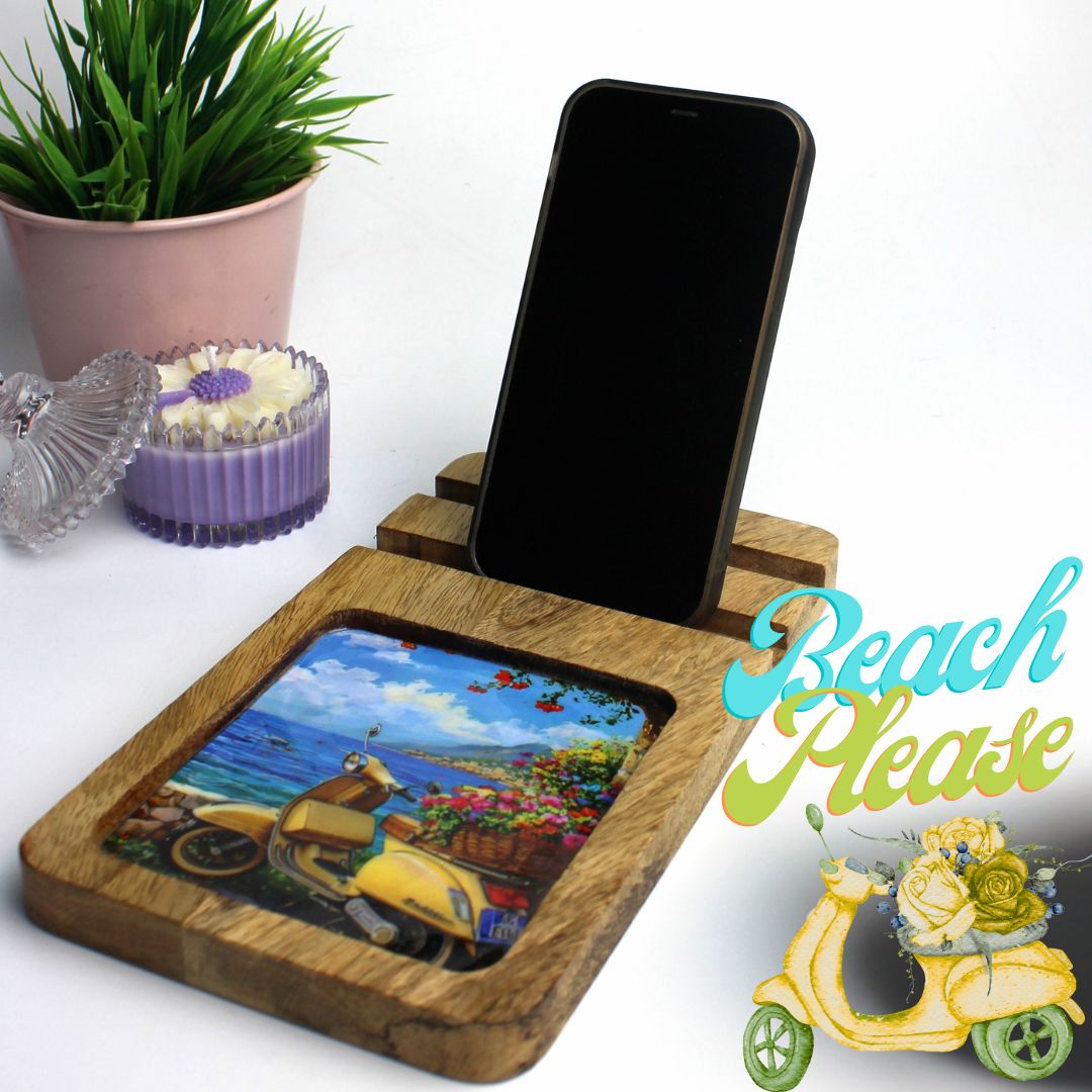 Lay-Z Board- Mobile stand + Snack Tray in one
