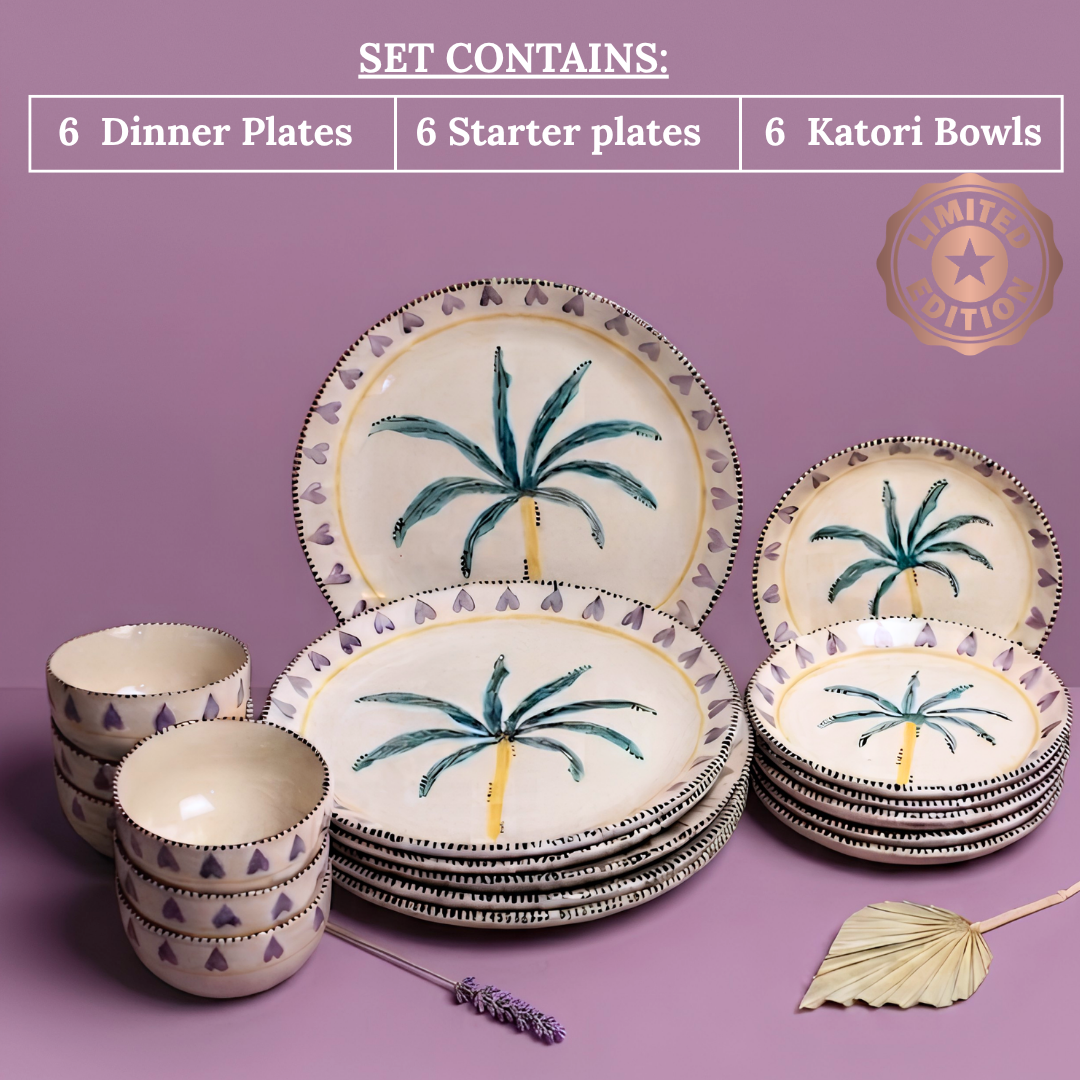 Caribbean carnival 18pc Dinner set- Lmtd. Edition