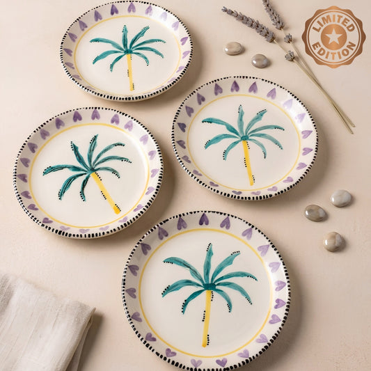 Caribbean Carnival 7" Tapas/ Snack plates set- Lmtd. Edition
