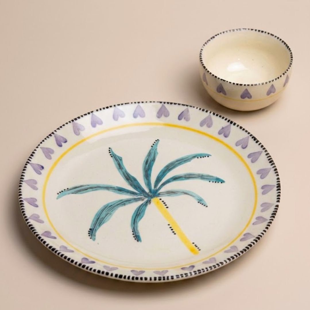 Caribbean carnival 4pc Dinner set- Set for 2, Lmtd. Edition