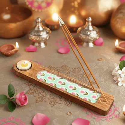 Agarbatti Stand with Unique Ash catcher- Tulip