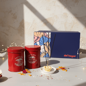 Giftbox- Curated Homeset (Tea sugar Jars+ Incense stick)