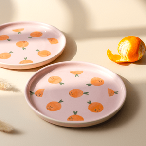 Fiesta Pink Appetizer Plates 8"