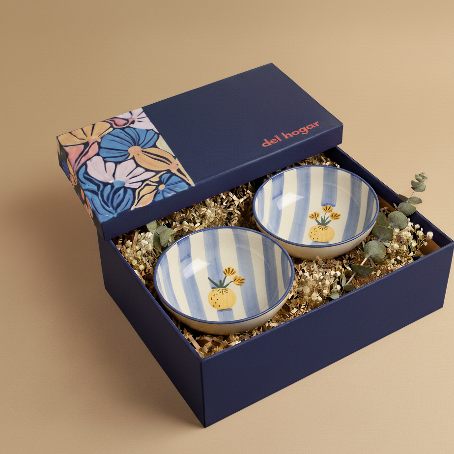 Festive Giftbox- Apricot Bowl Set