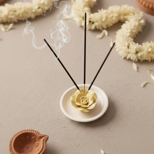 Incense stick holder-  Yellow