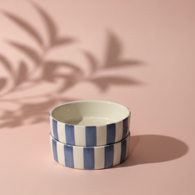 Coastal Stripes Multipurpose Bowls Blue(400ml)