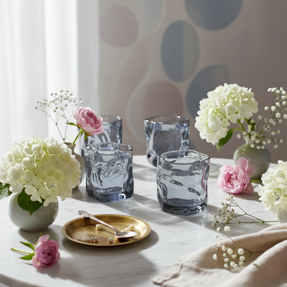 Serving Glasses- Grey (250ml) Set of Glasses