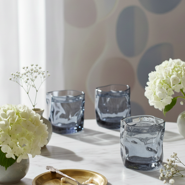 Serving Glasses- Grey (250ml) Set of Glasses