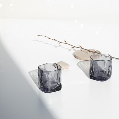 Serving Glasses- Grey (250ml) Set of Glasses