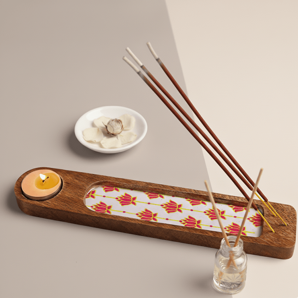 Agarbatti Stand with Unique Ash catcher- Phool
