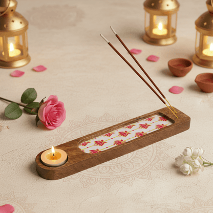 Agarbatti Stand with Unique Ash catcher- Phool