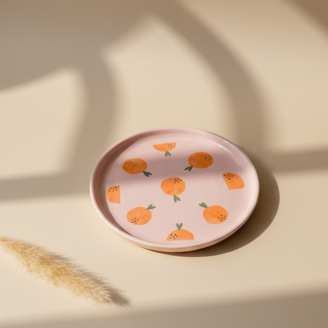 Fiesta Pink Appetizer Plates 8