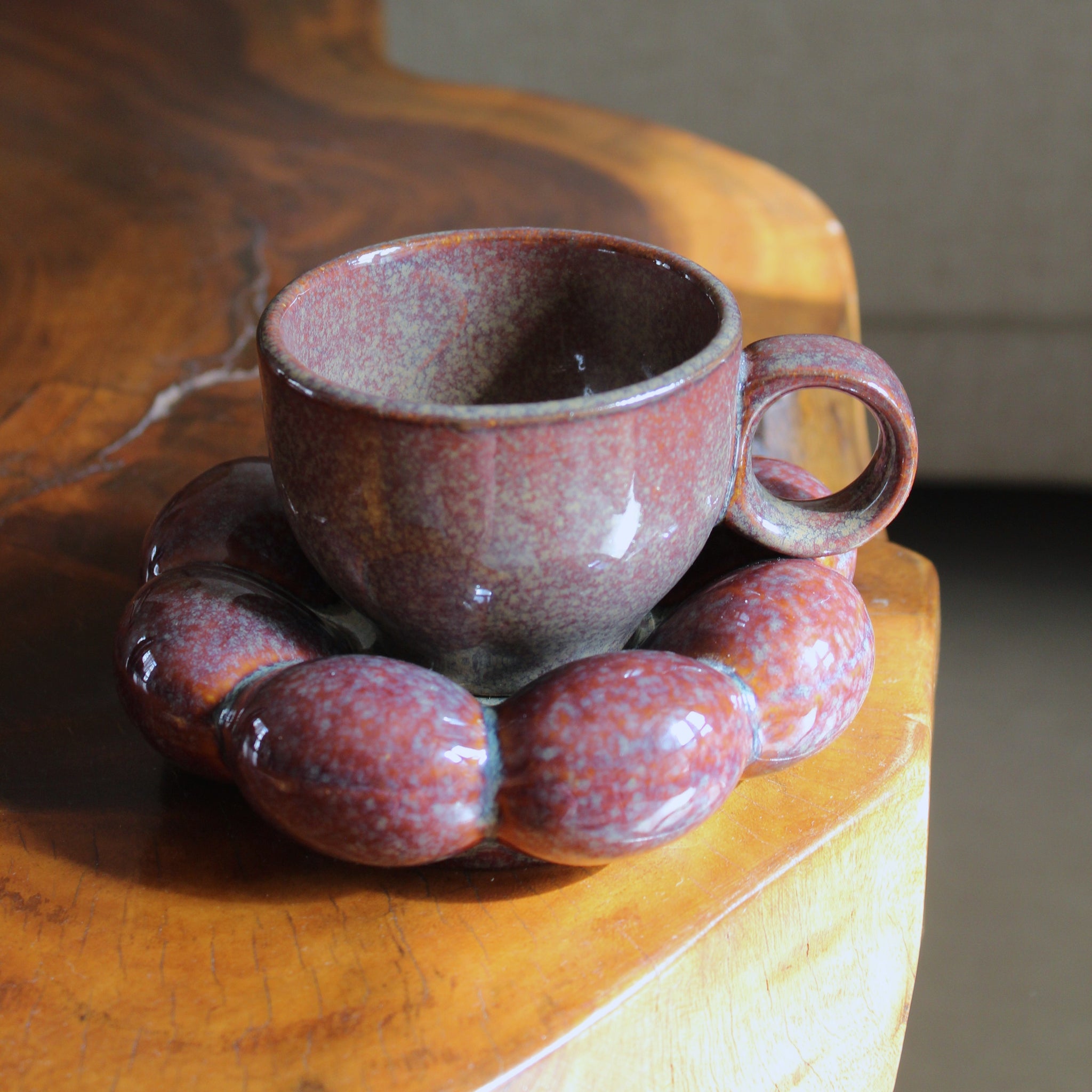 Bubble cup and saucer set- Trendy combo