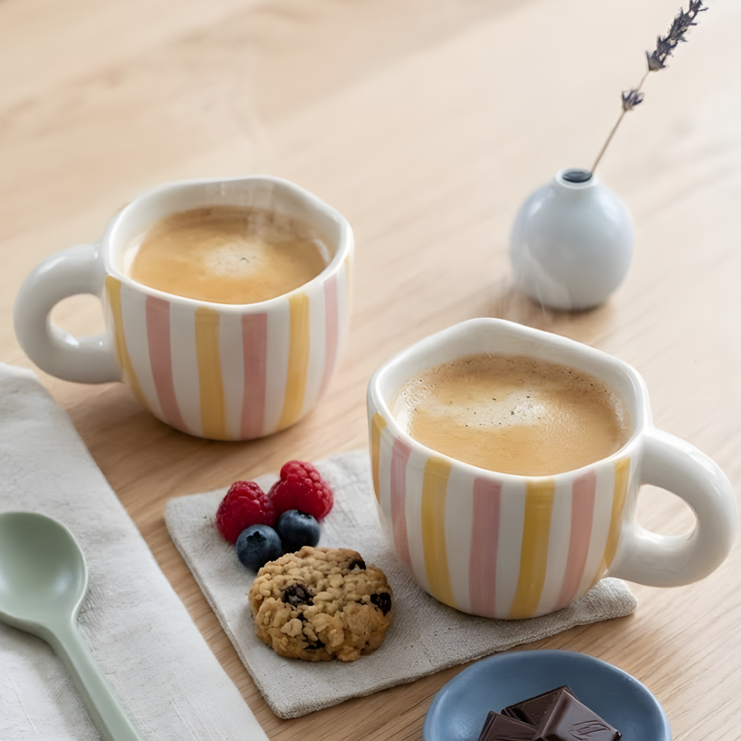 Stripeplay-honeymauve mug- 240ml