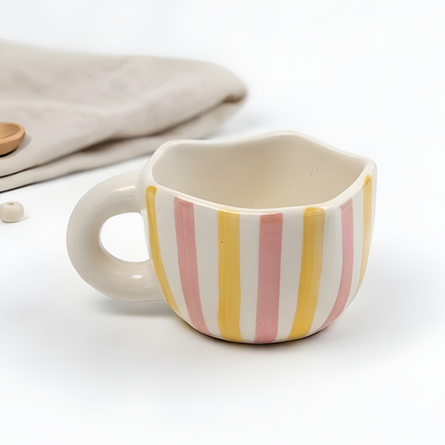 Stripeplay-honeymauve mug- 240ml