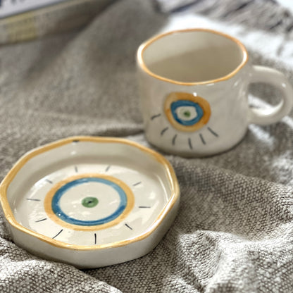 Nazar charm Dessert Plate