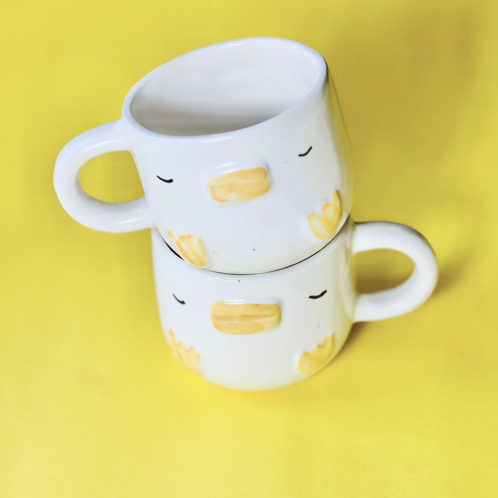 Quack Quack Mugs- Set of 2 Coffee /Milk Mugs – del hogar