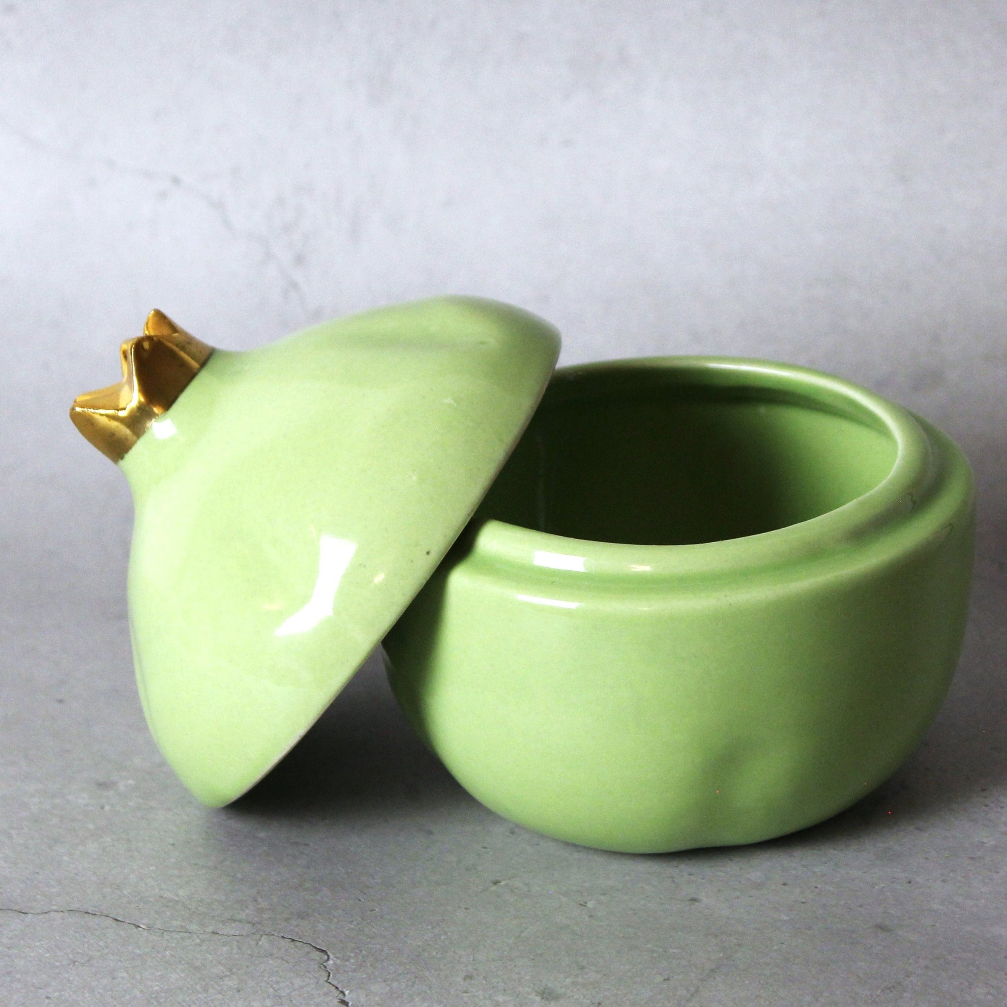 Pomegranate Ceramic Jars set of 2 - Small Storage Delight