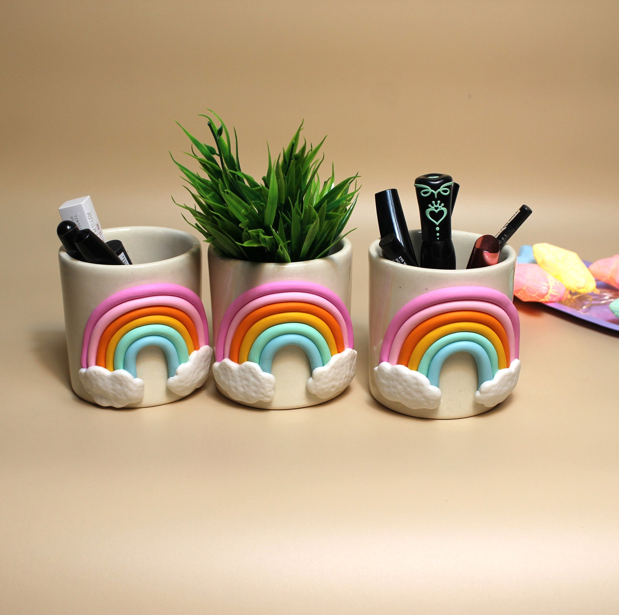 Color Pop Planter- Ceramic Plant Holder(Single)