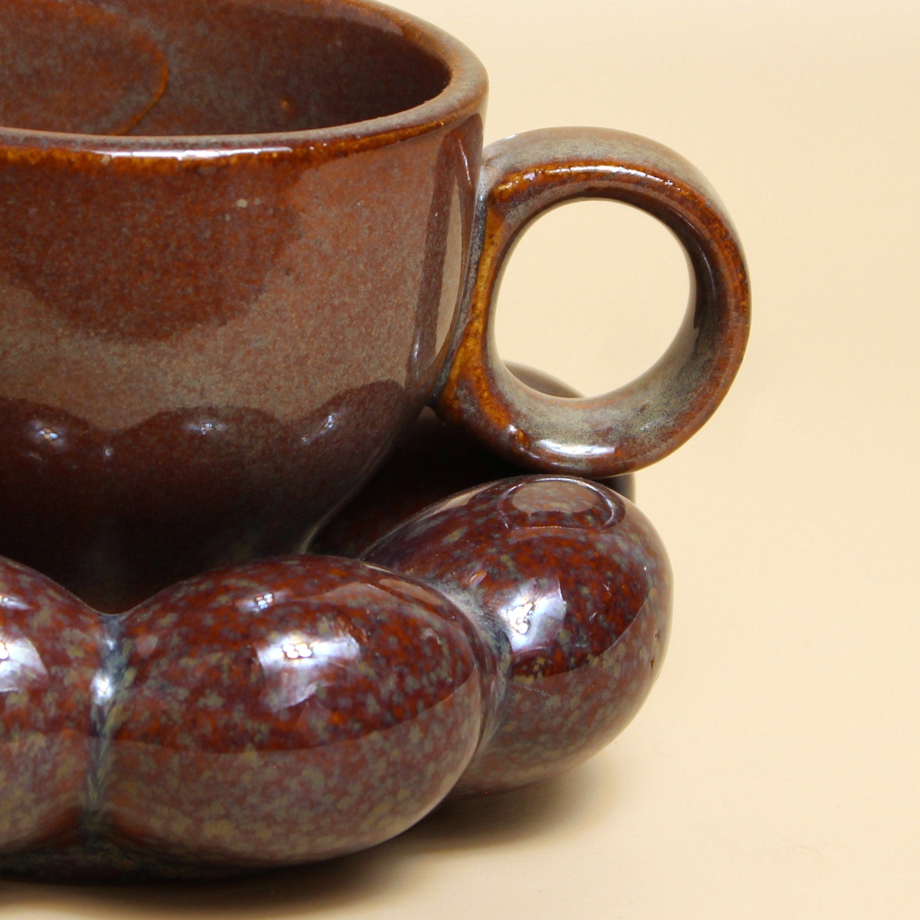 Bubble cup and saucer set- Trendy combo